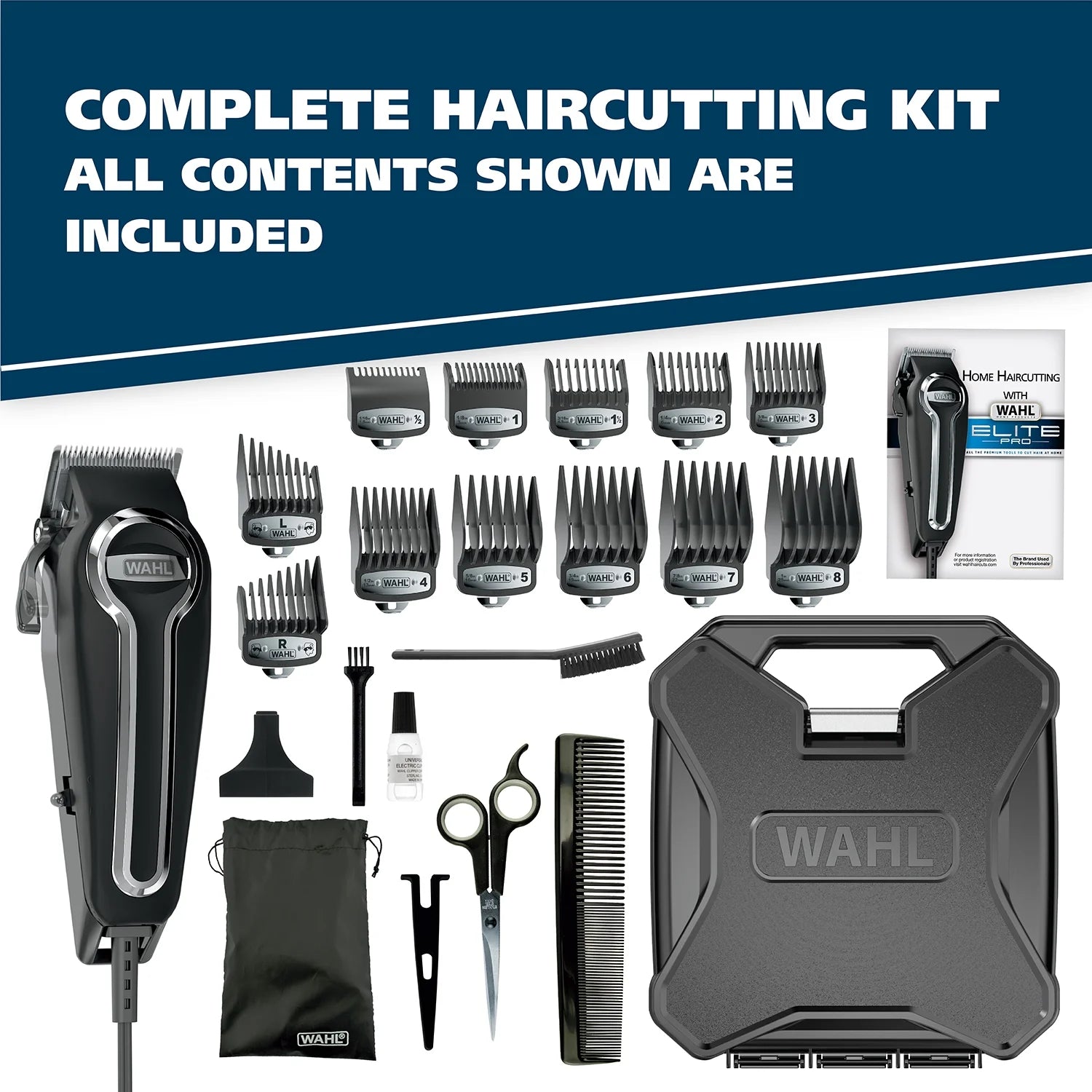 Premier Series 22 Piece Multi-Cut Corded Hair Clipper for Men or Woman, 79482