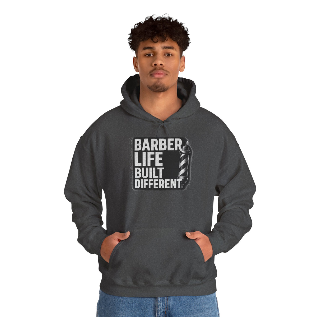 Barber Life Built Different Hoodie