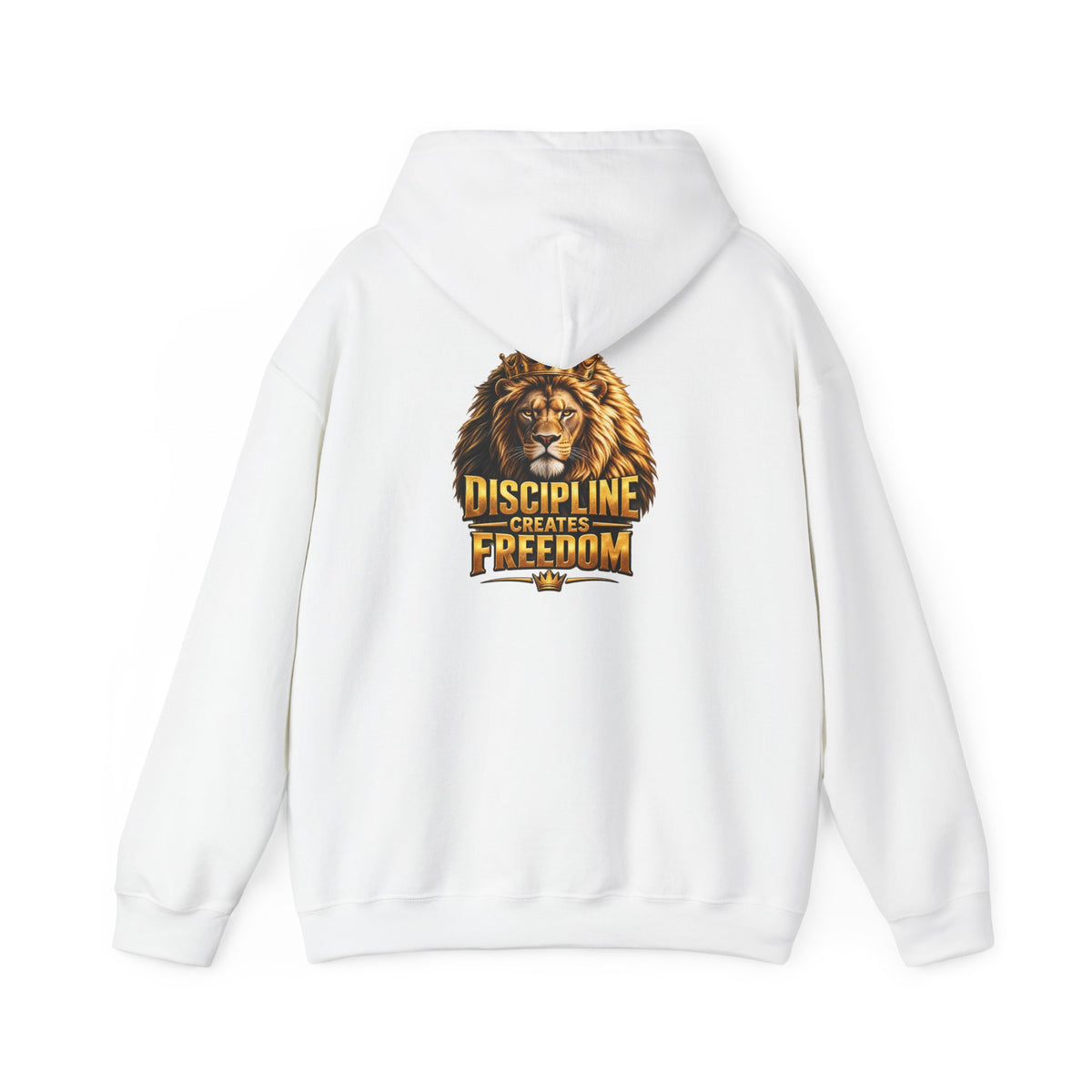 Discipline Creates Freedom Lion Barber Hoodie – Front & Back Print | King of Kutz Collection