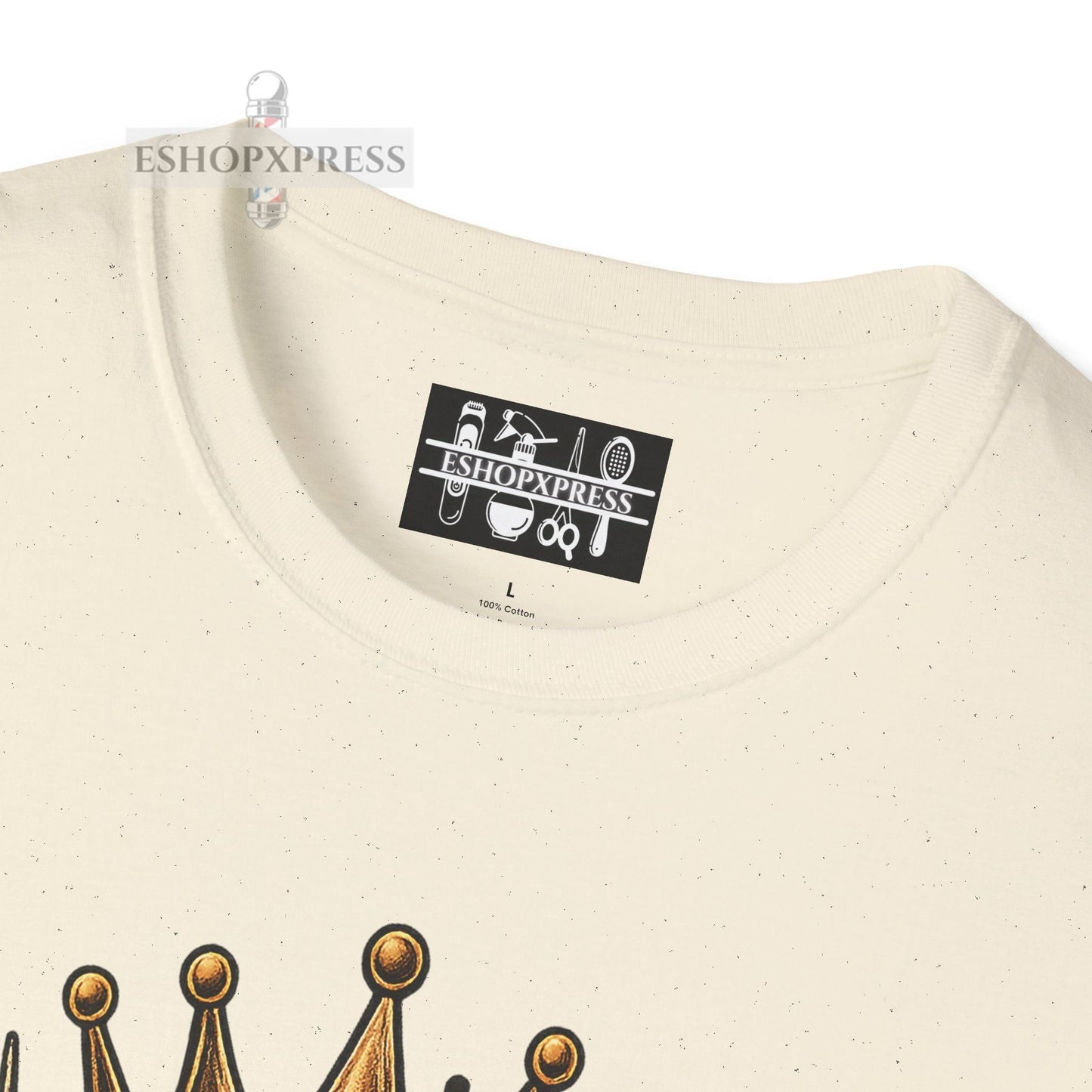 King of Kutz Puerto Rican Barber T-Shirt – Boricua Pride Barber Life Tee for Men | Fade Master Streetwear by EShopXpress