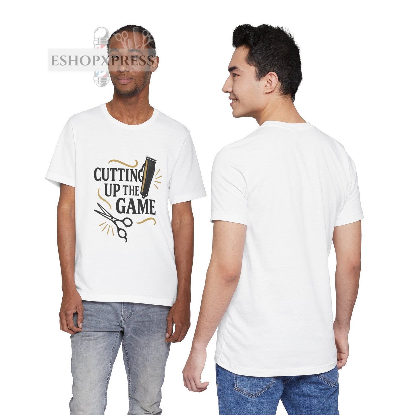 Cutting up the Game | Unisex Tee for Stylists & Barbers