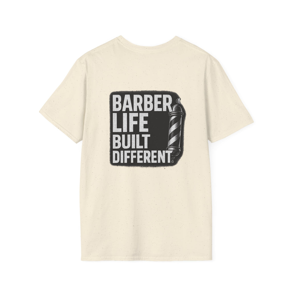 Barber Life Built Different – Front & Back Print