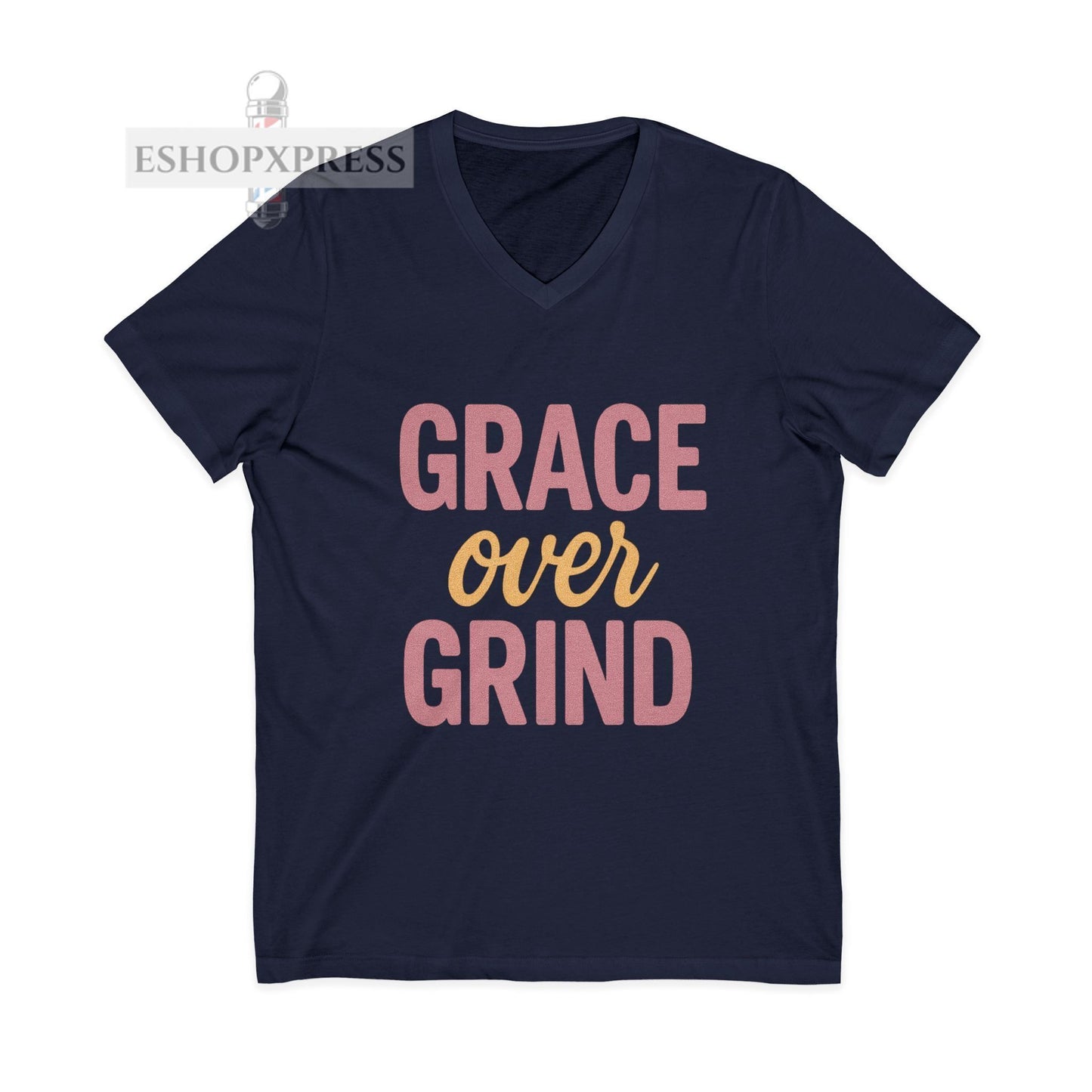 Grace over Grind - V-Neck Tee