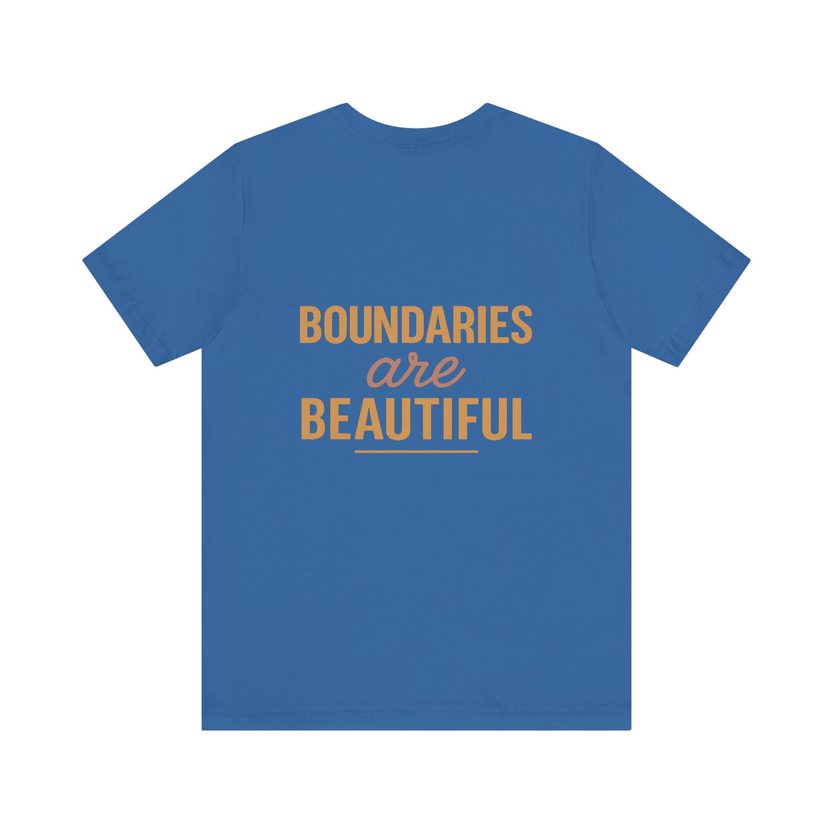 Boundaries are Beautiful Variation – Front & Back Print | Crew Neck Tee