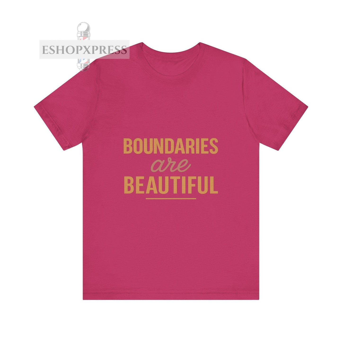 Boundaries are Beautiful Variation - Crew Neck Tee