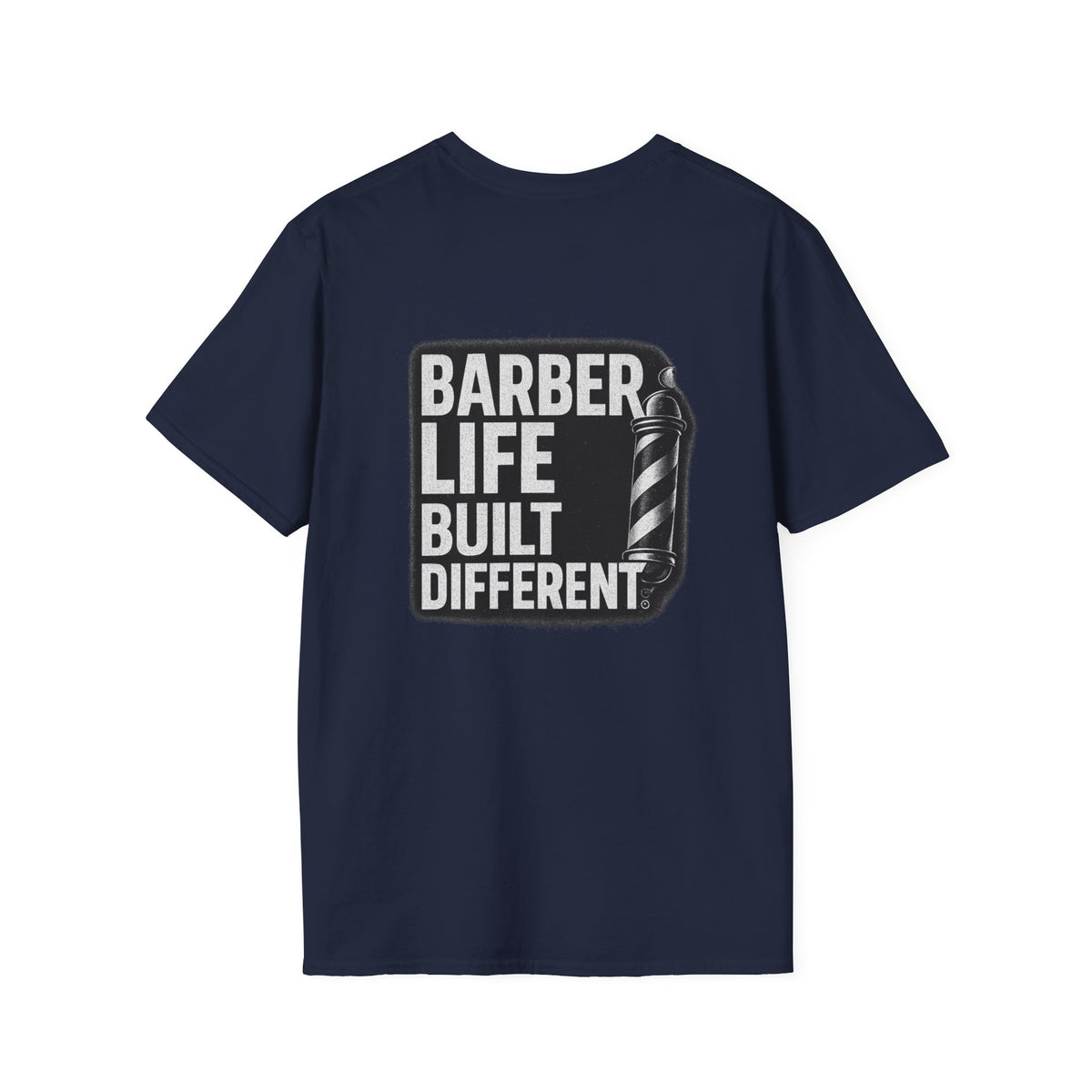 Barber Life Built Different – Front & Back Print