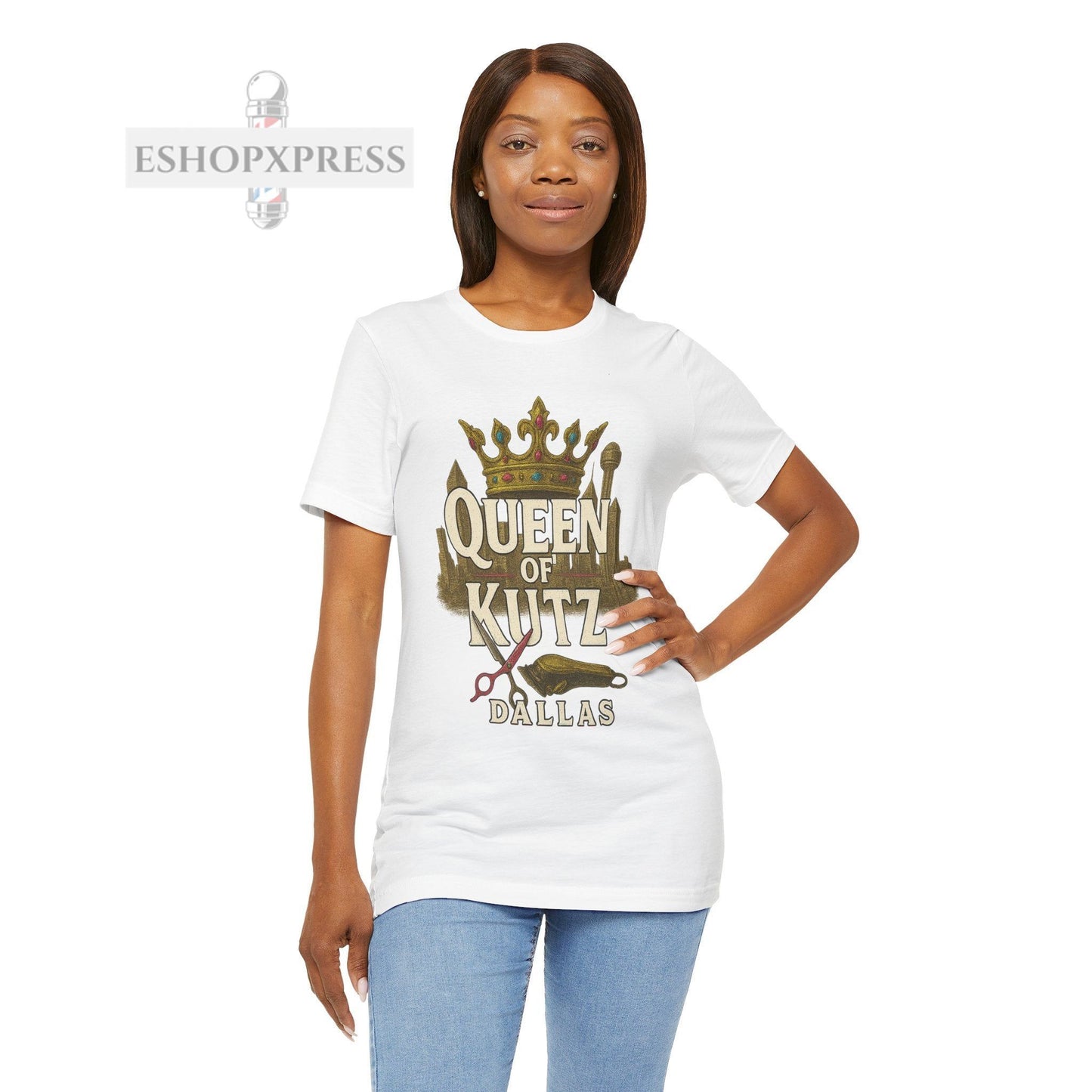 Queen of Kutz Dallas| Unisex Tee for Stylists & Barbers