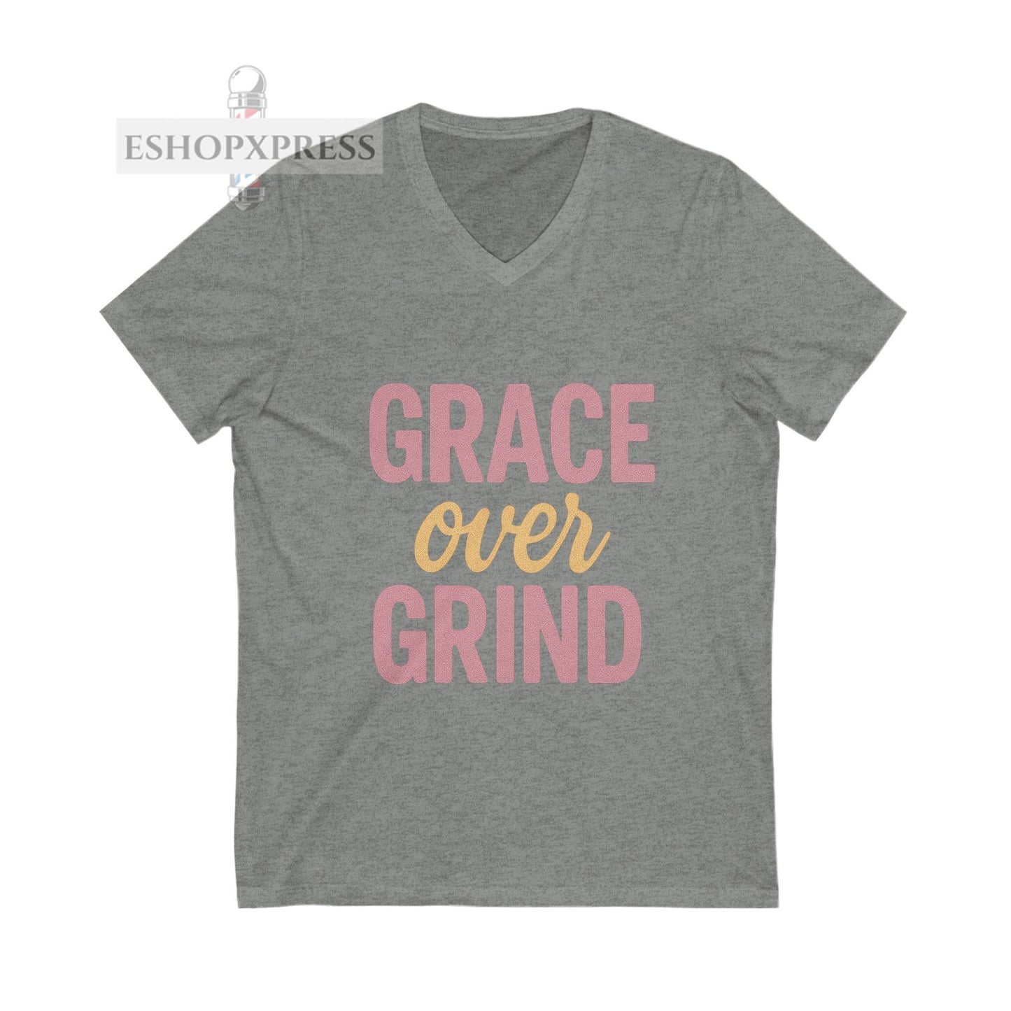 Grace over Grind - V-Neck Tee