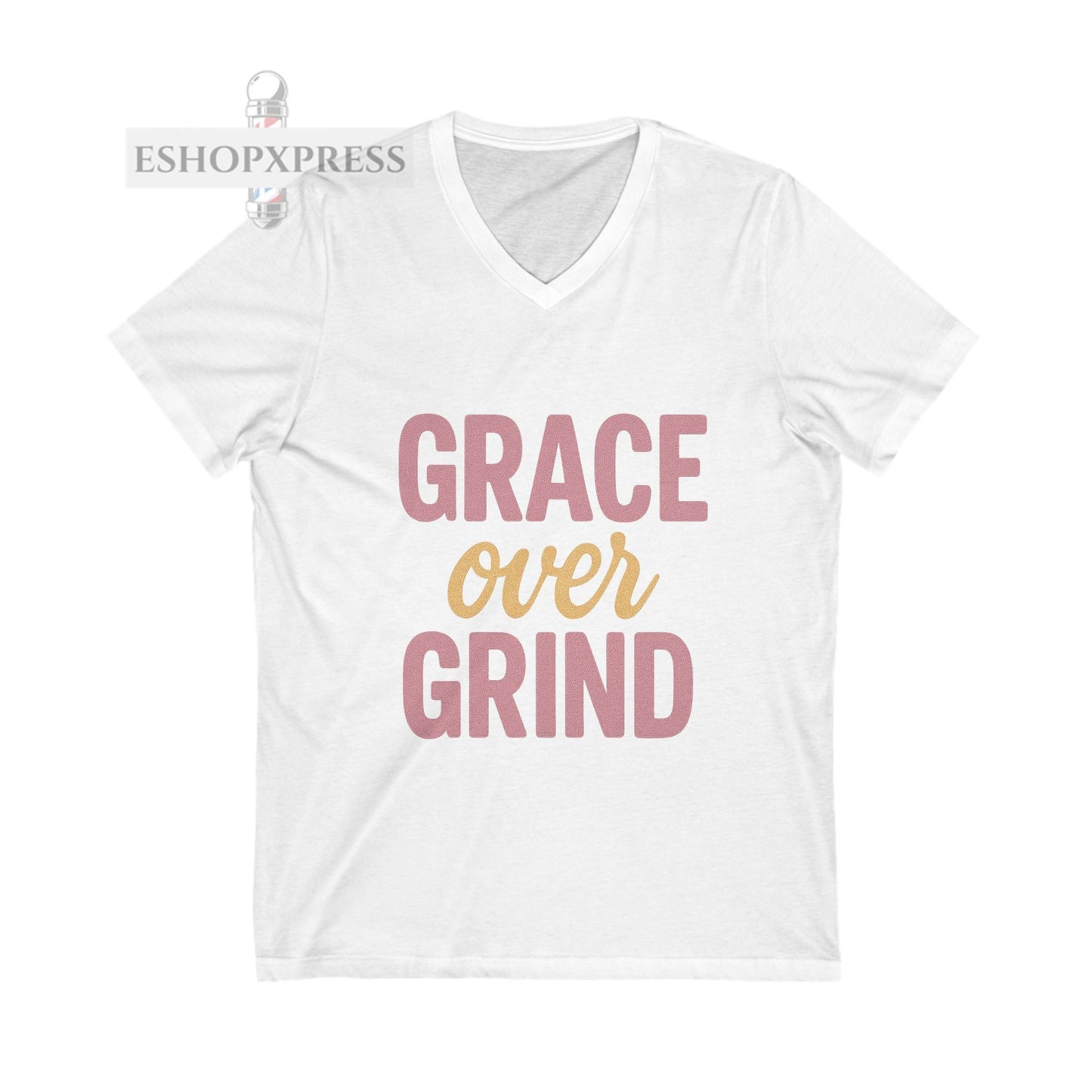 Grace over Grind - V-Neck Tee