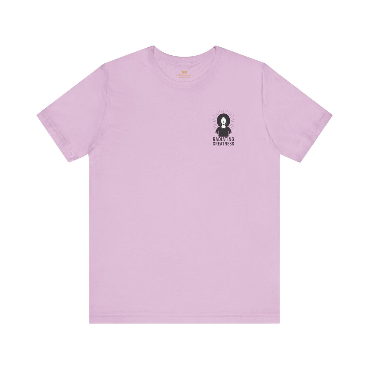 Radiating Greatness – Front & Back Print | Empowerment Tee