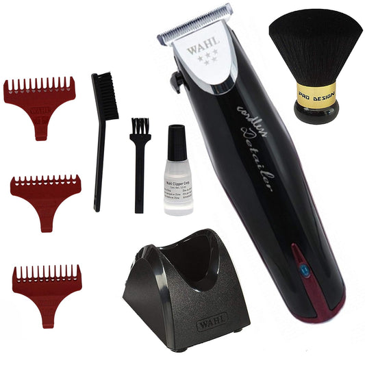 Professional 5-Star Cordless Detailer #8163 – Great for Professional Stylists and Barbers – Rotary Motor - Black (Kit)
