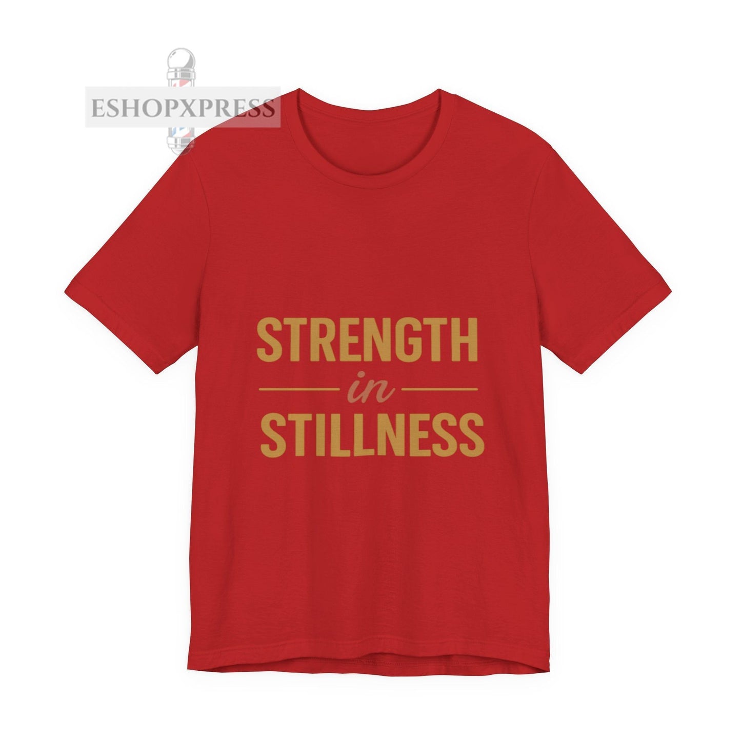 Strength in Stillness Typography Design
