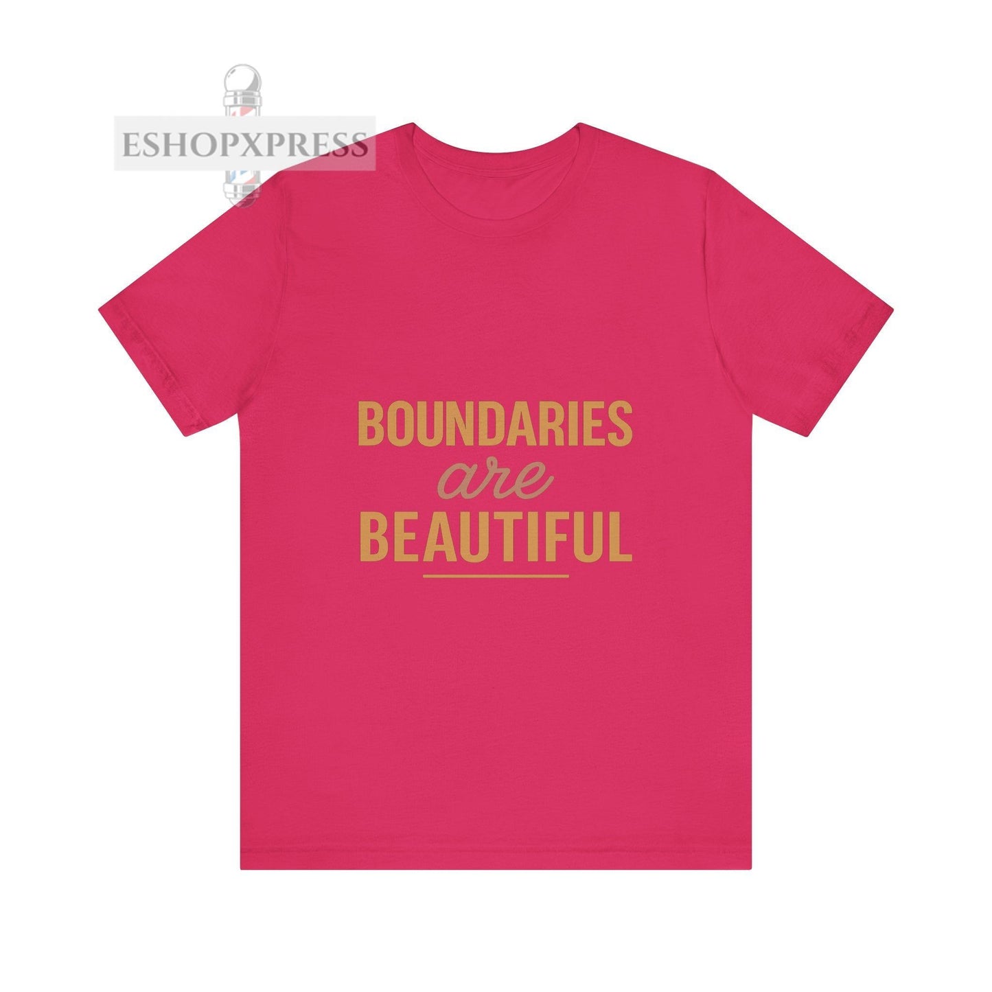 Boundaries are Beautiful - Crew Neck Tee