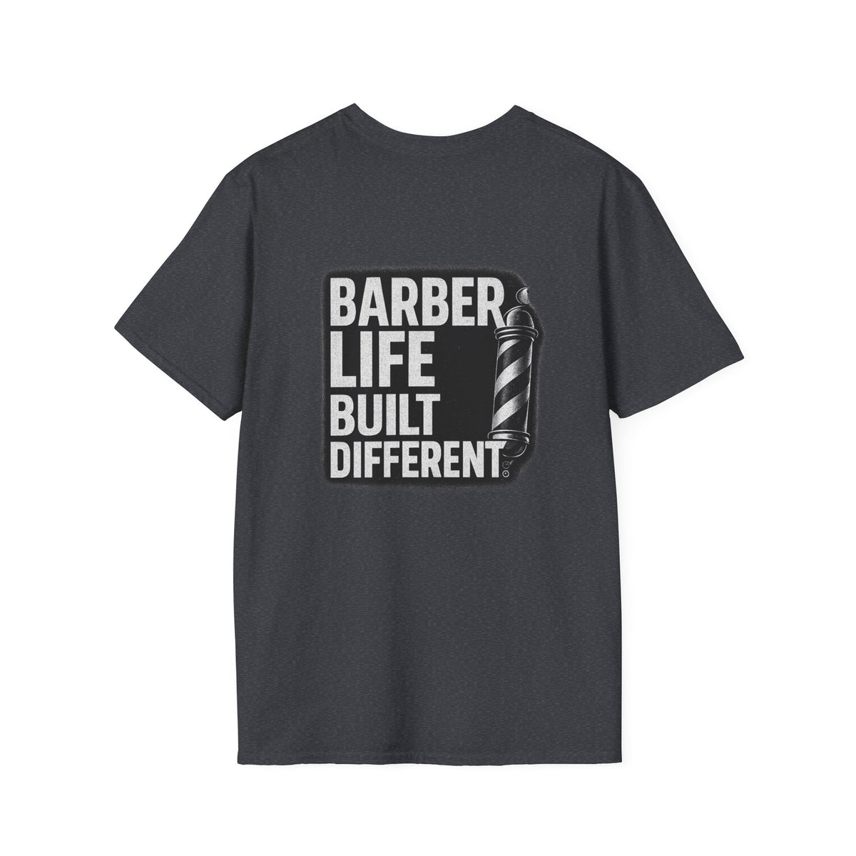Barber Life Built Different – Front & Back Print