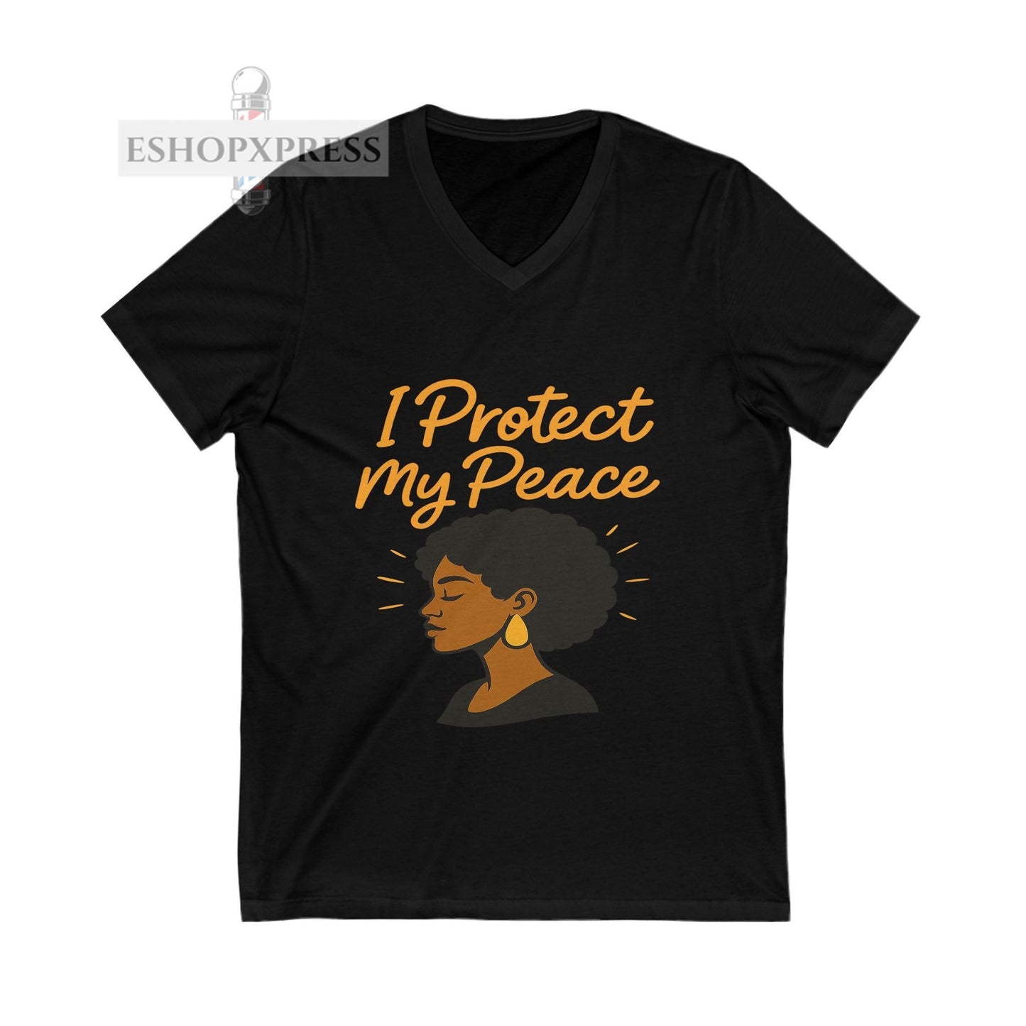 I Protect My Peace - V-Neck Tee