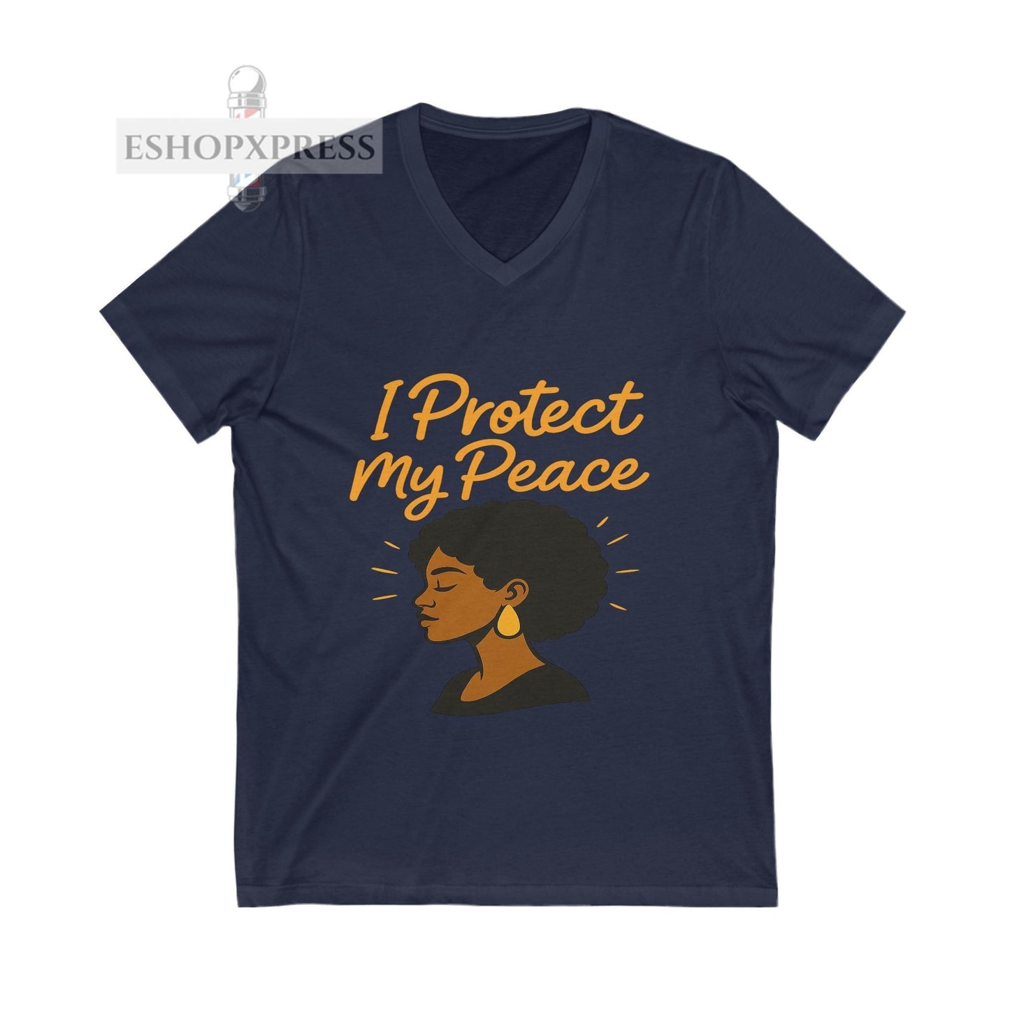 I Protect My Peace - V-Neck Tee