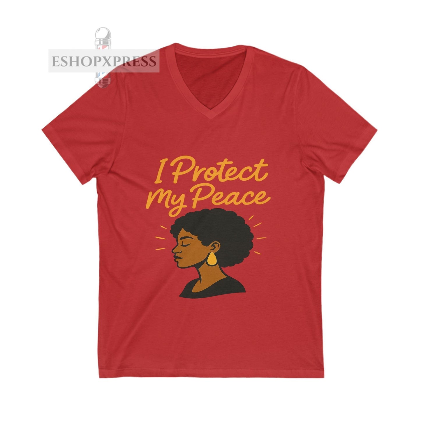I Protect My Peace - V-Neck Tee