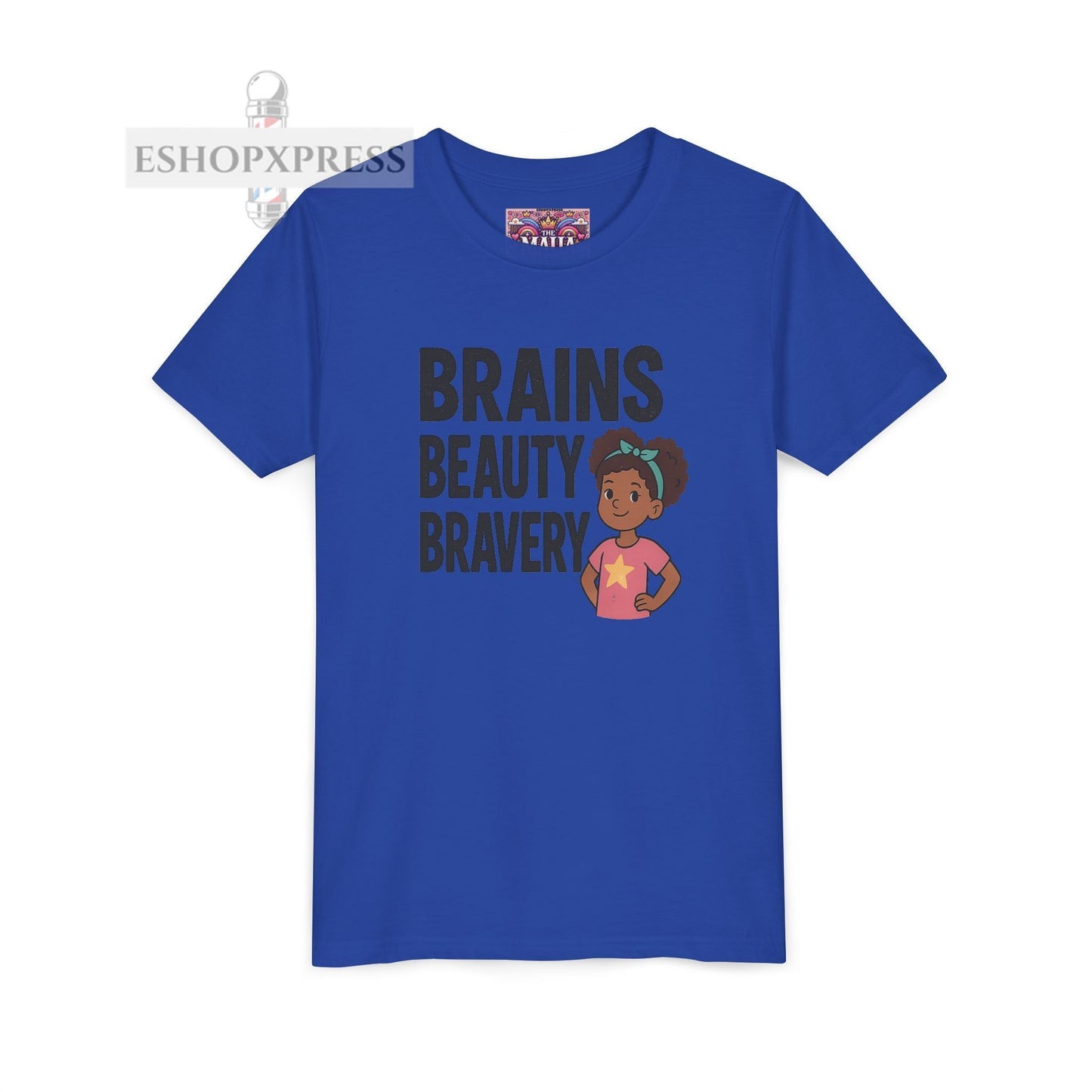 Brains Beauty Bravery -Youth Short Sleeve Tee