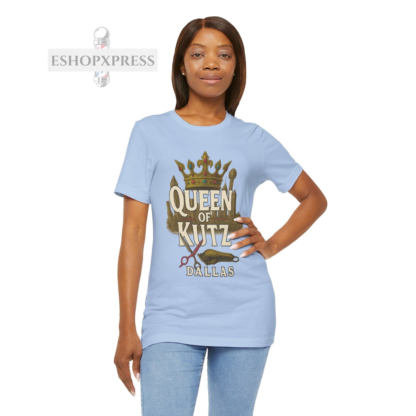Queen of Kutz Dallas| Unisex Tee for Stylists & Barbers