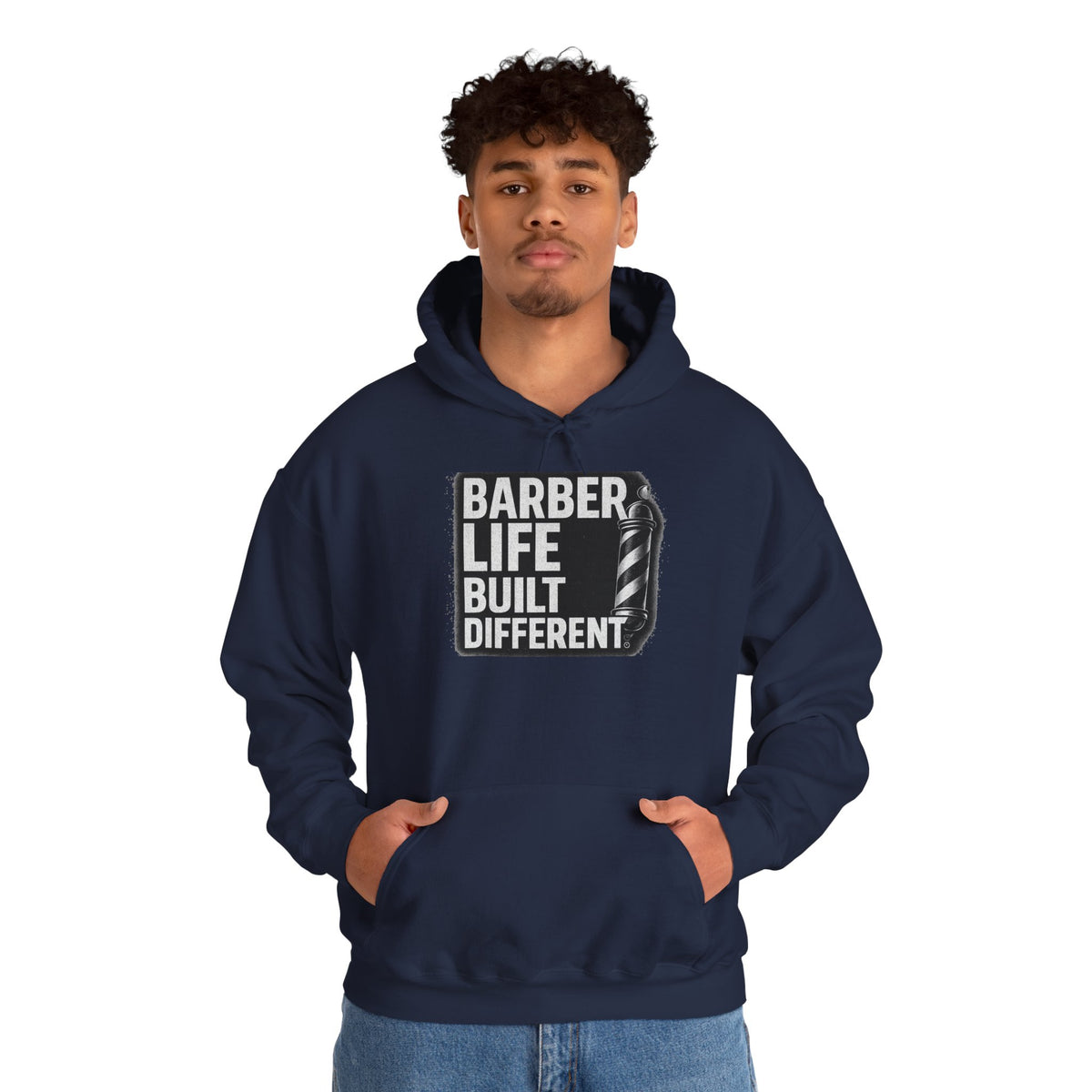 Barber Life Built Different Hoodie