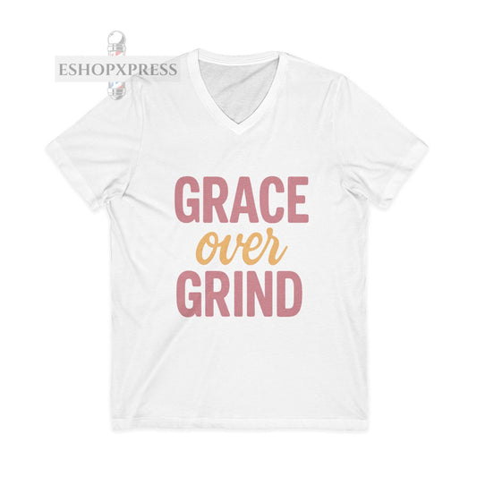 Grace over Grind - V-Neck Tee