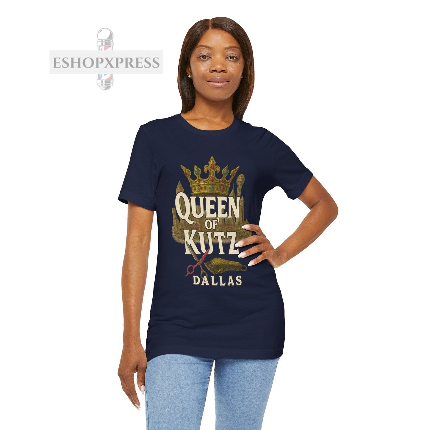 Queen of Kutz Dallas| Unisex Tee for Stylists & Barbers