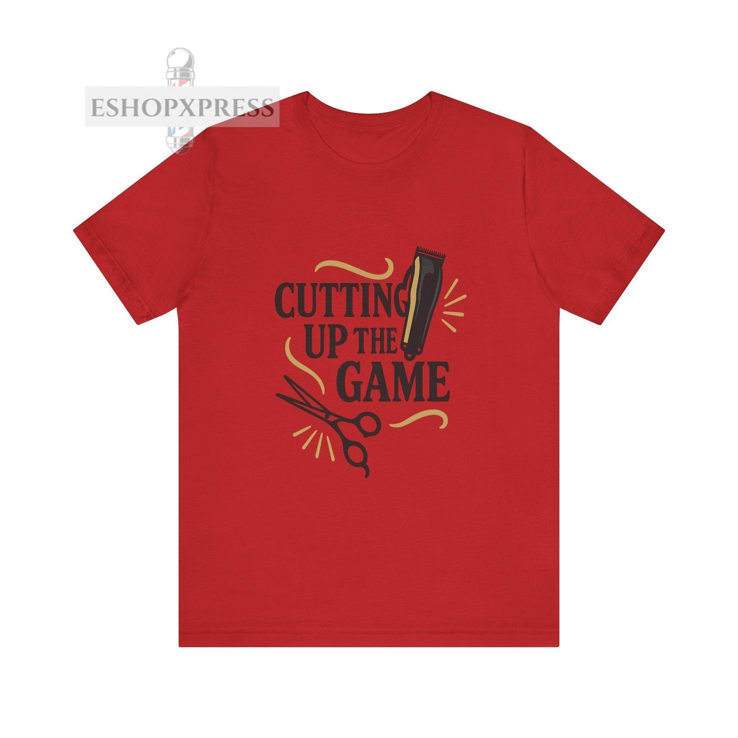 Cutting up the Game | Unisex Tee for Stylists & Barbers