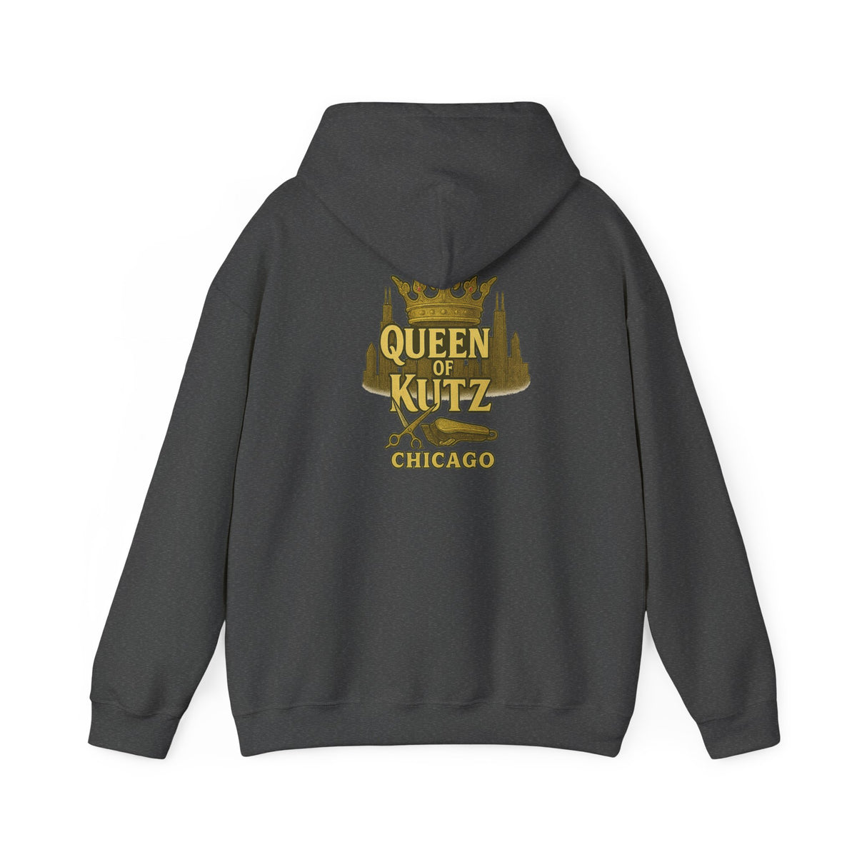 Queen of Kutz Chicago Hoodie – Front & Back Print