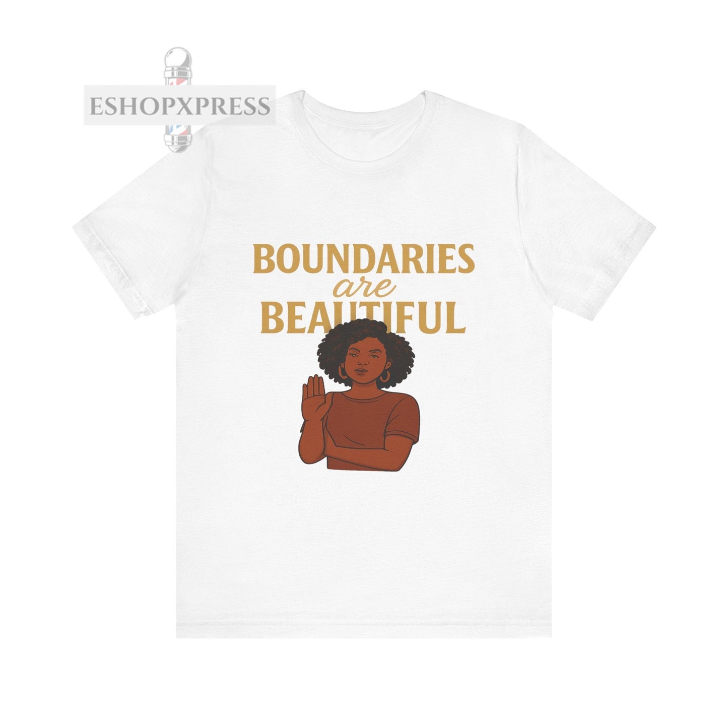 Boundaries Are Beautiful - Crew Neck Tee