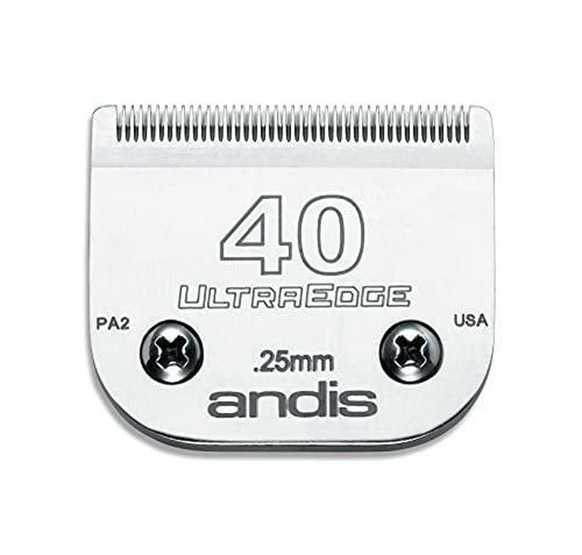 Andis Carbon-Infused Steel Ultraedge Super Blocking Dog Clipper Blade, Size-40,