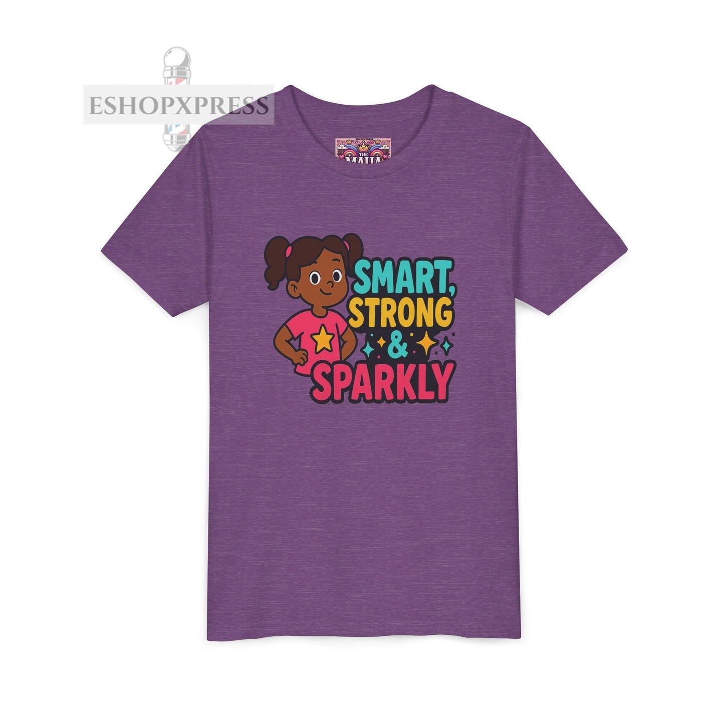 Smart Strong Sparkly -Youth Short Sleeve Tee