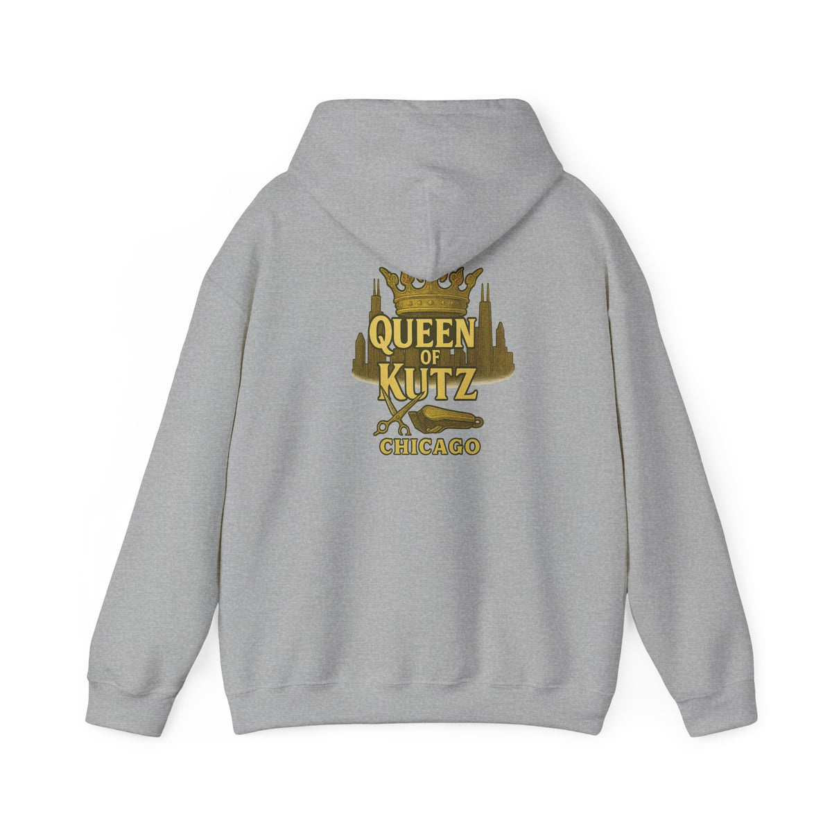 Queen of Kutz Chicago Hoodie – Front & Back Print