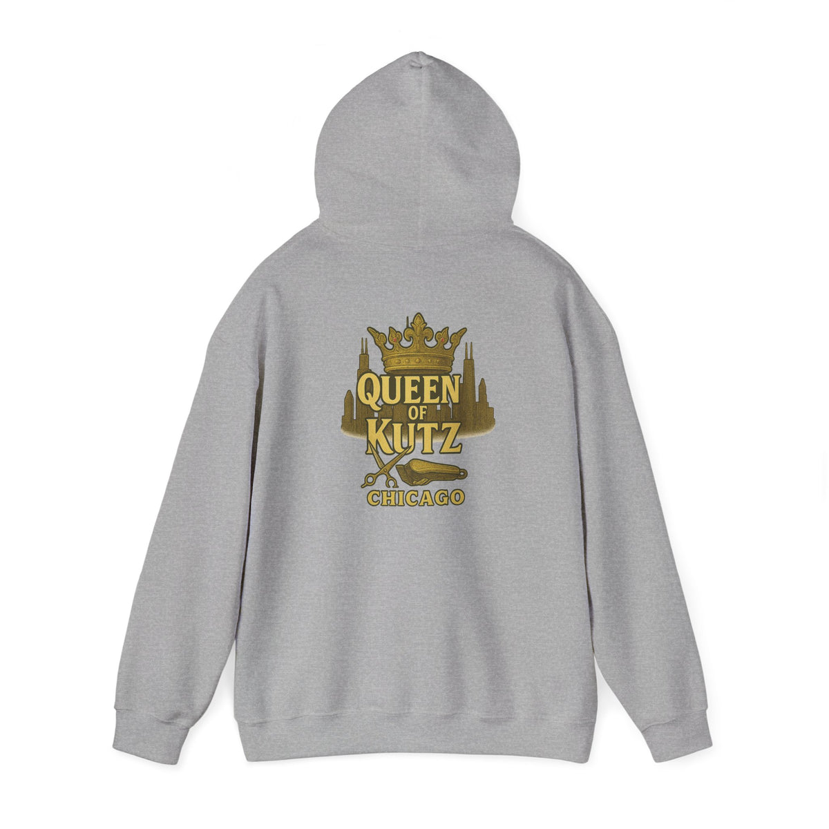 Queen of Kutz Chicago Hoodie – Front & Back Print