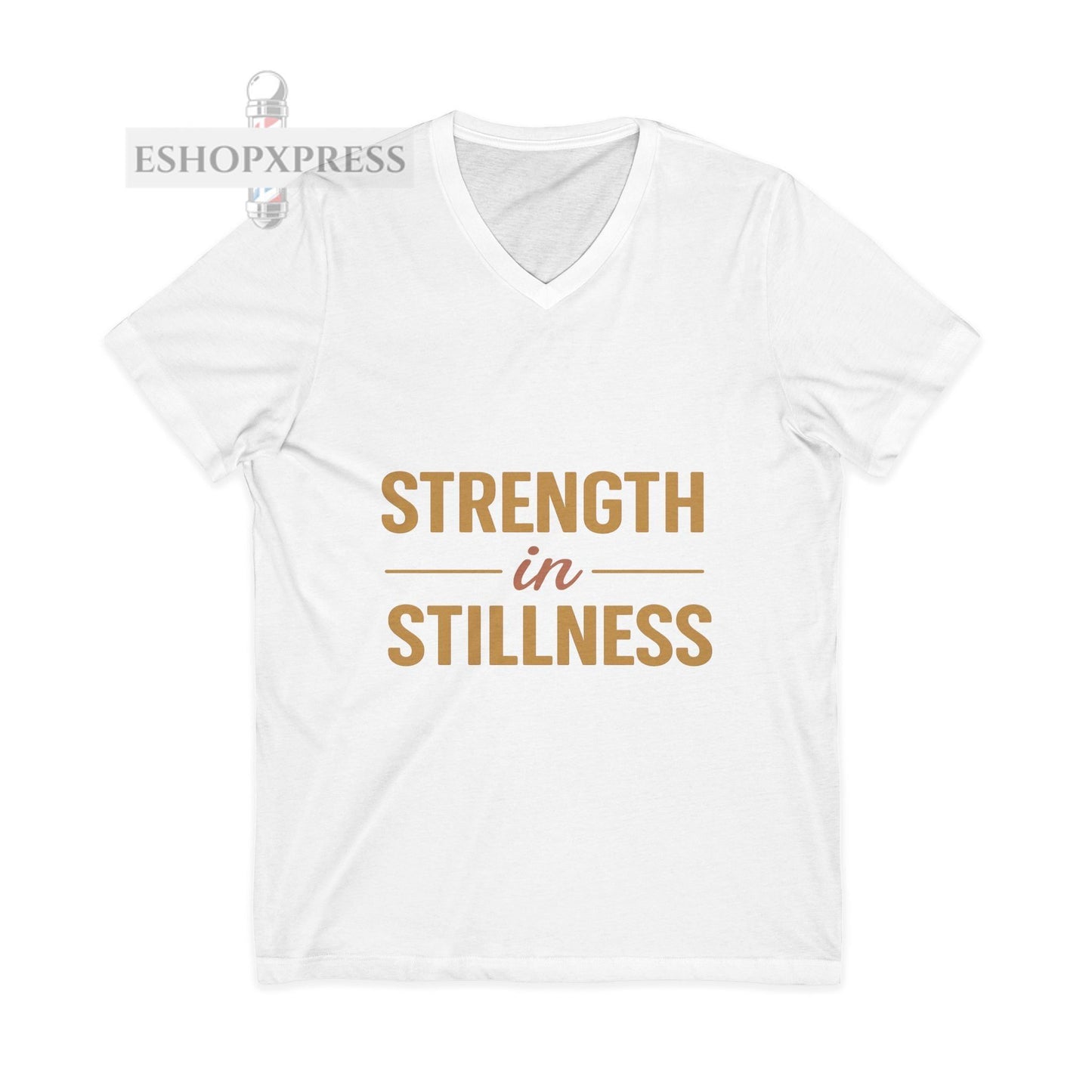 Strength in Stillness Typography Design