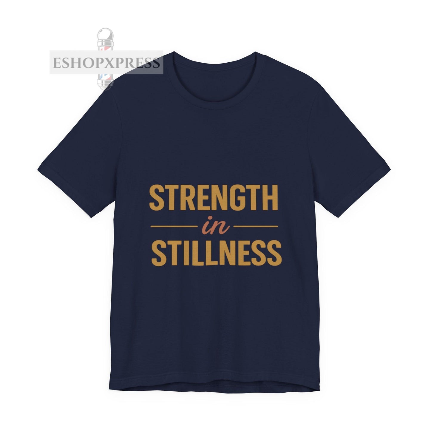 Strength in Stillness Typography Design