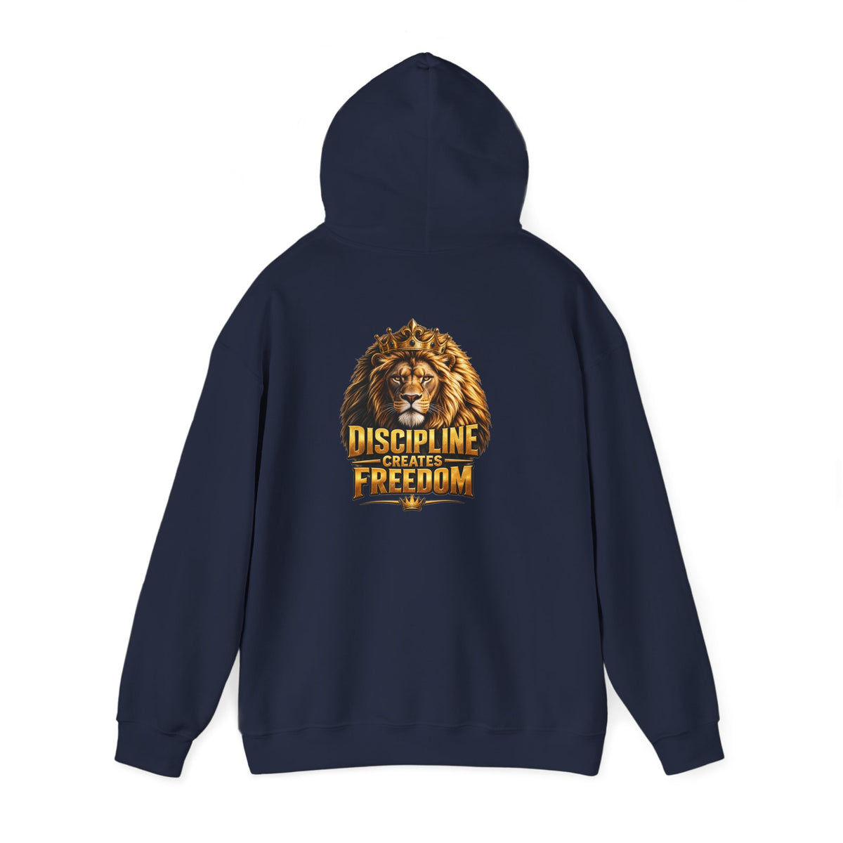 Discipline Creates Freedom Lion Barber Hoodie – Front & Back Print | King of Kutz Collection