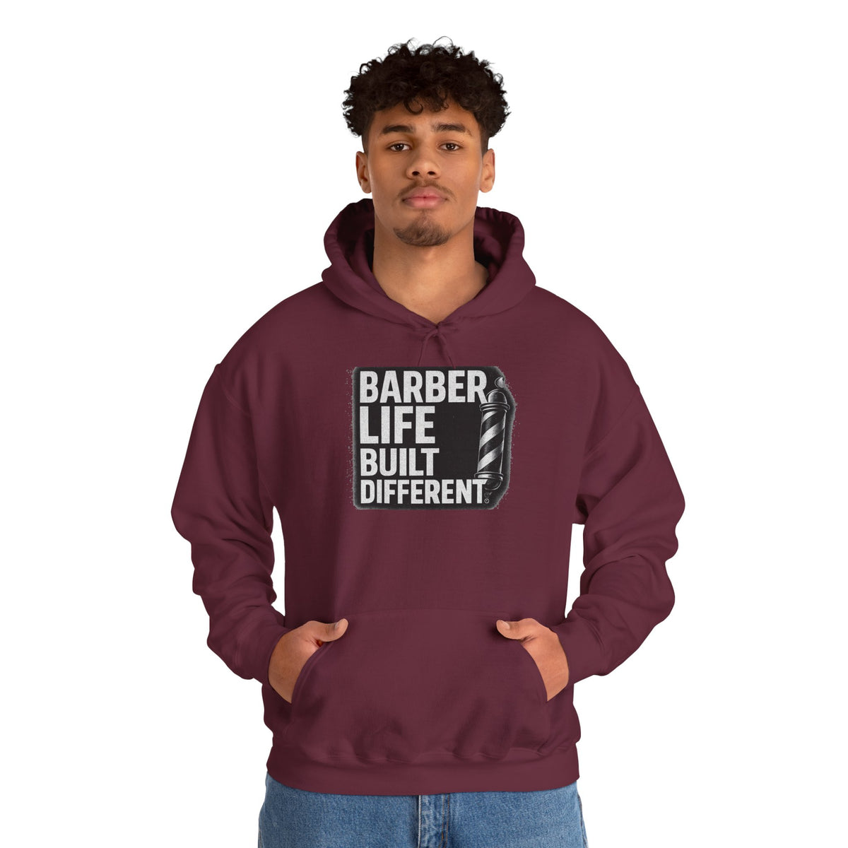 Barber Life Built Different Hoodie