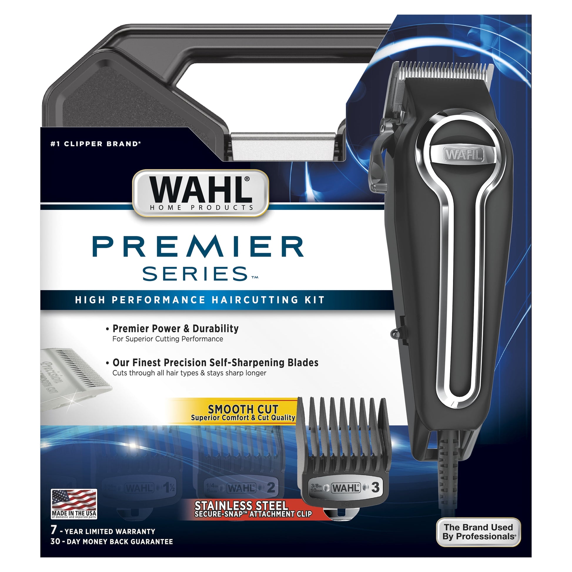 Premier Series 22 Piece Multi-Cut Corded Hair Clipper for Men or Woman, 79482