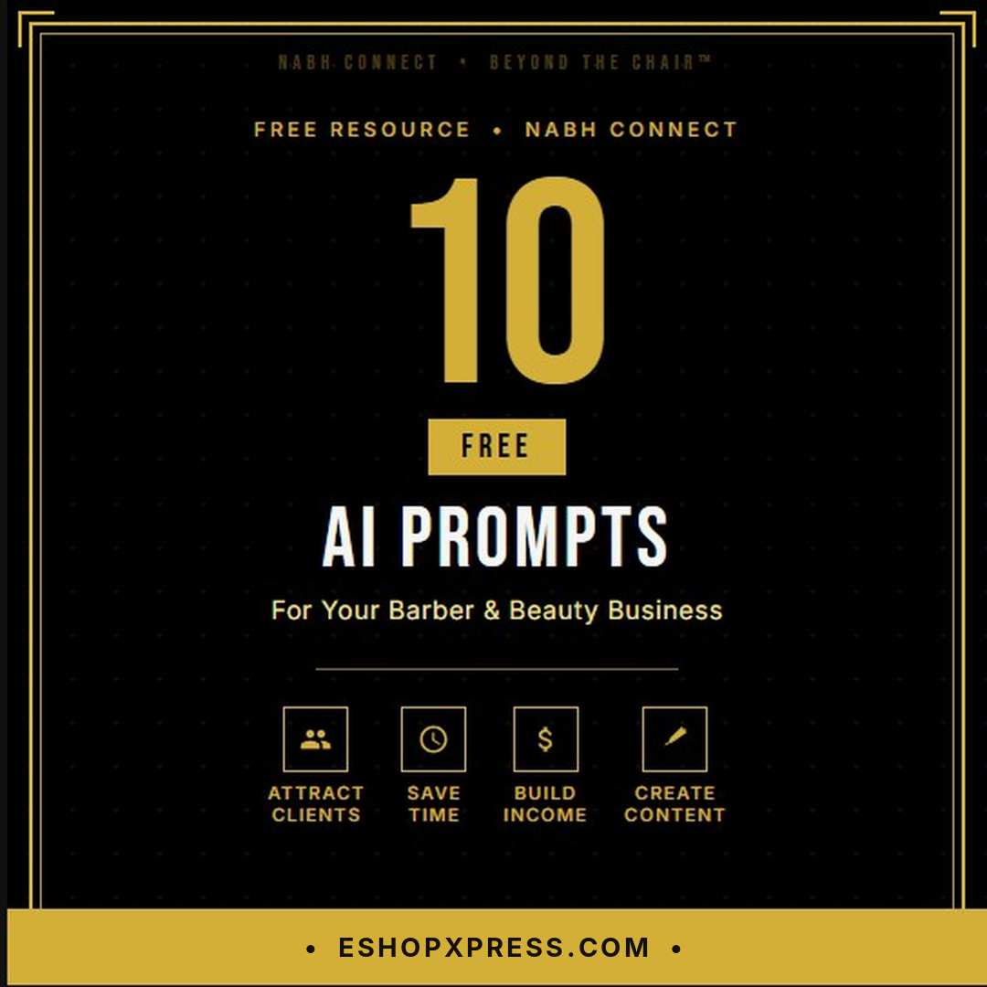 10 AI Prompts Every Barber & Beauty Pro Should Use — Free Download