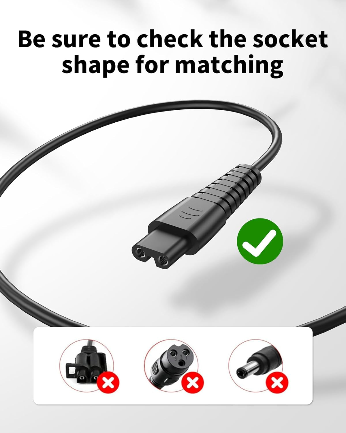 4.5V for Babyliss Pro Charger Compatible with Babyliss PRO FX870, FX788, FX787, FXSSM, FX820, FX726, FX825 Loprofx Trimmer Clipper Charger Cord