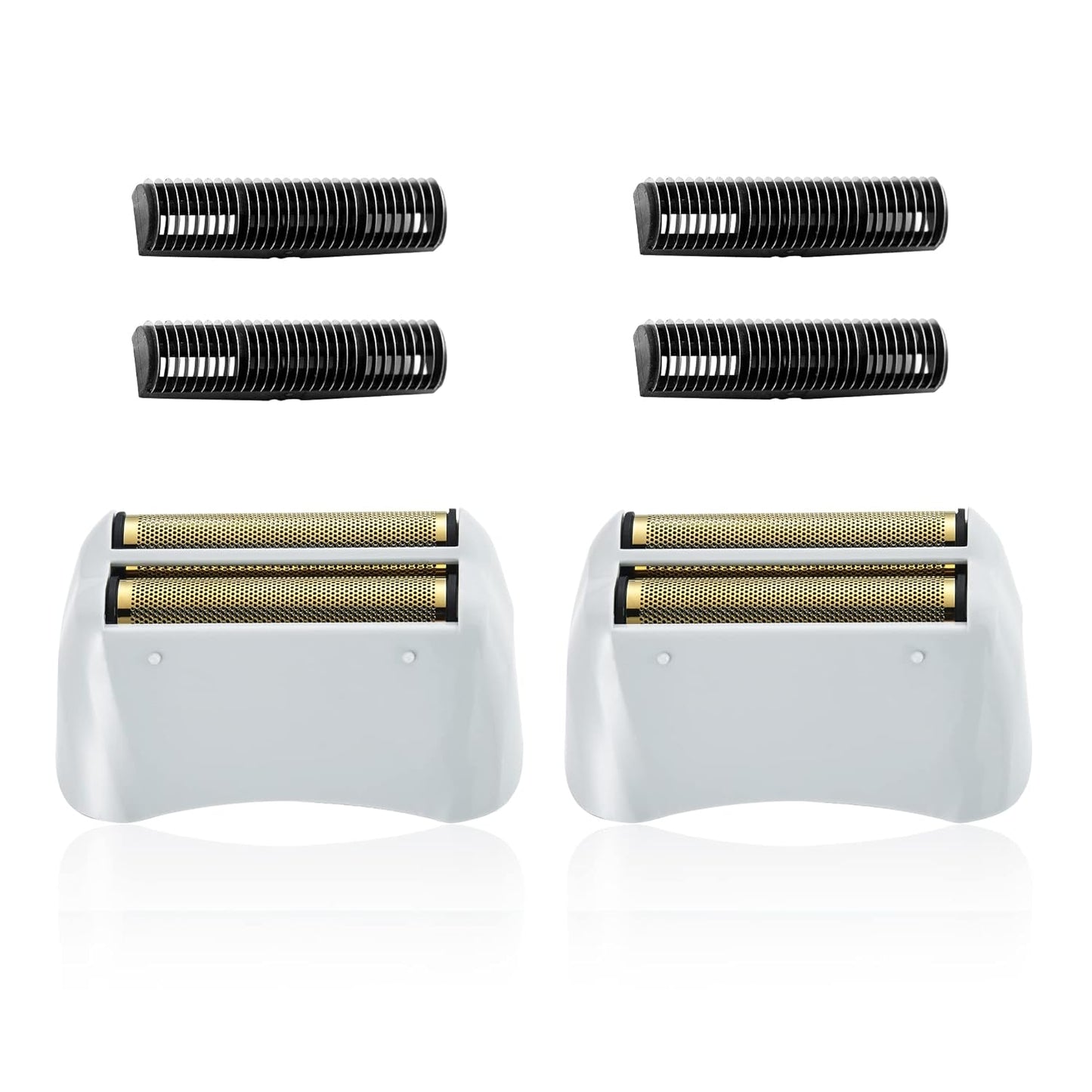 2 Pack Pro Shaver Replacement Foil and Cutters Compatible with Andis 17150(TS-1)/17155/17200 Shaver Profoil Lithium Replacement" Golden