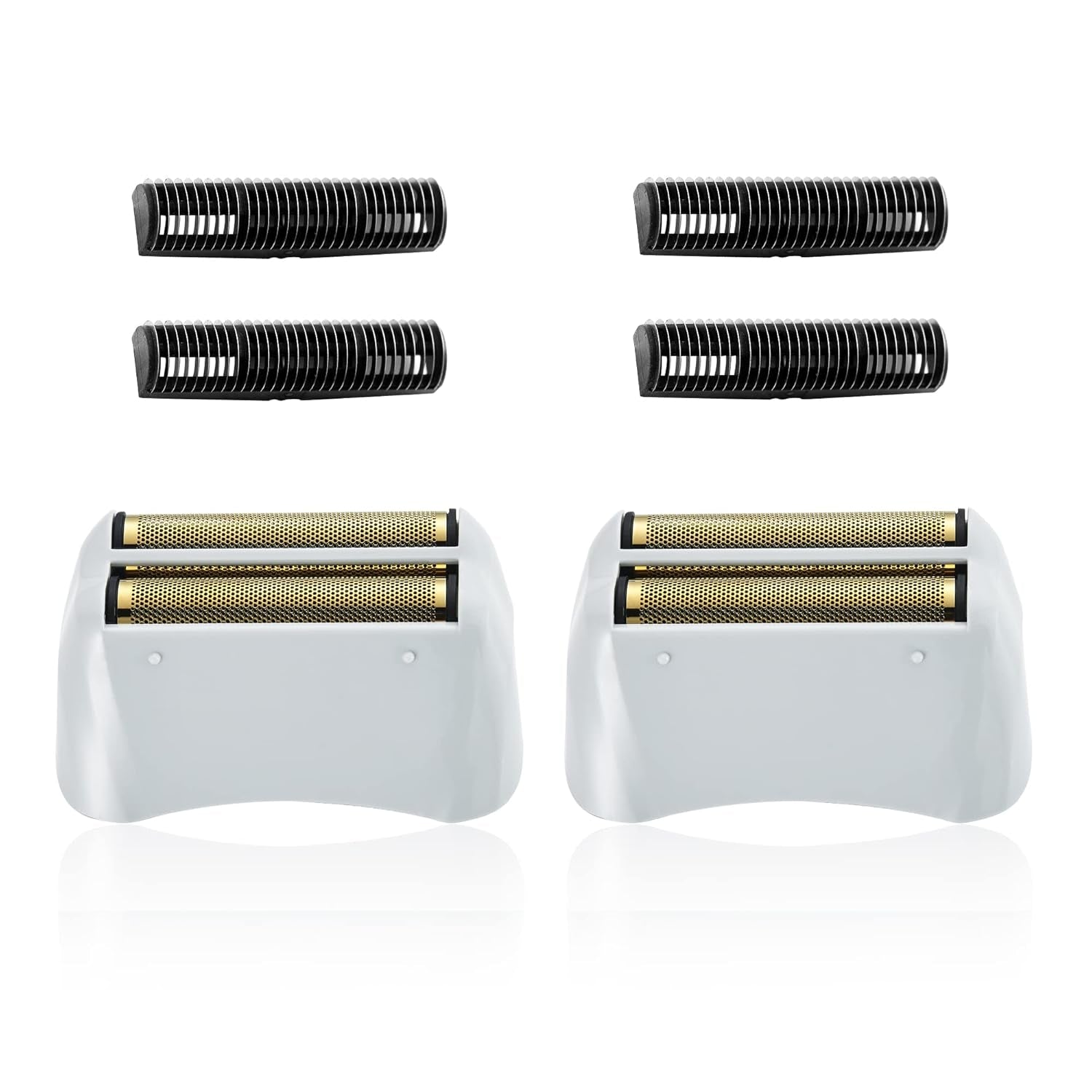 2 Pack Pro Shaver Replacement Foil and Cutters Compatible with Andis 17150(TS-1)/17155/17200 Shaver Profoil Lithium Replacement" Golden