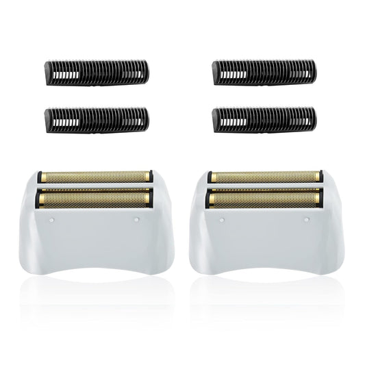 2 Pack Pro Shaver Replacement Foil and Cutters Compatible with Andis 17150(TS-1)/17155/17200 Shaver Profoil Lithium Replacement" Golden
