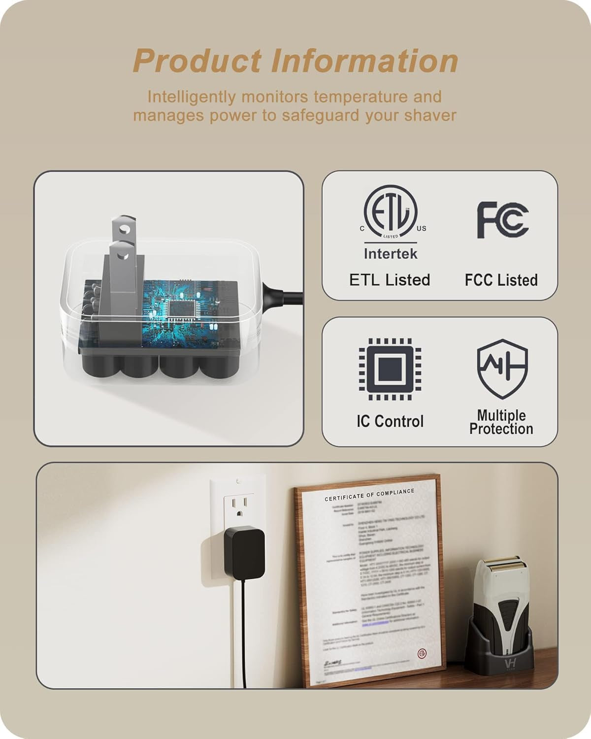 Replacement Andis Charger (Charger and Stand)