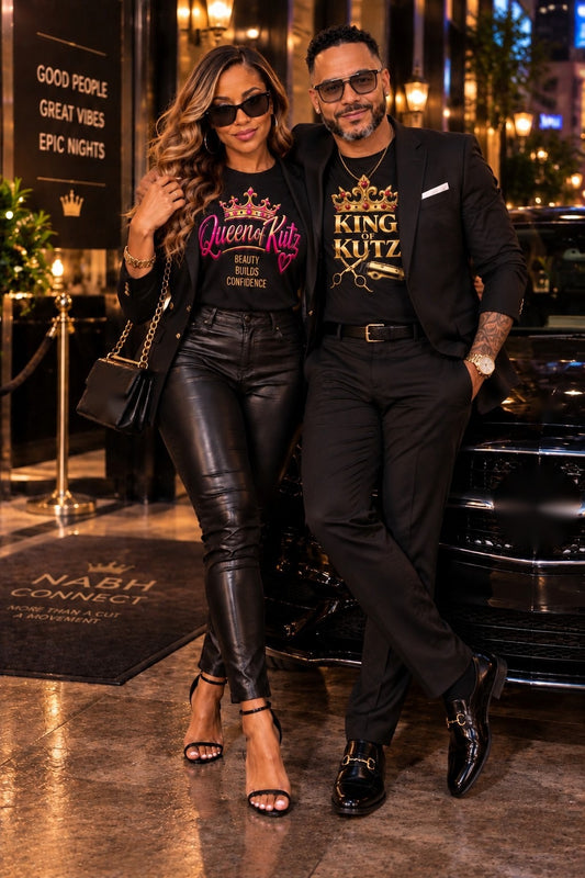 King & Queen of Kutz Couples Set – Black Tees
