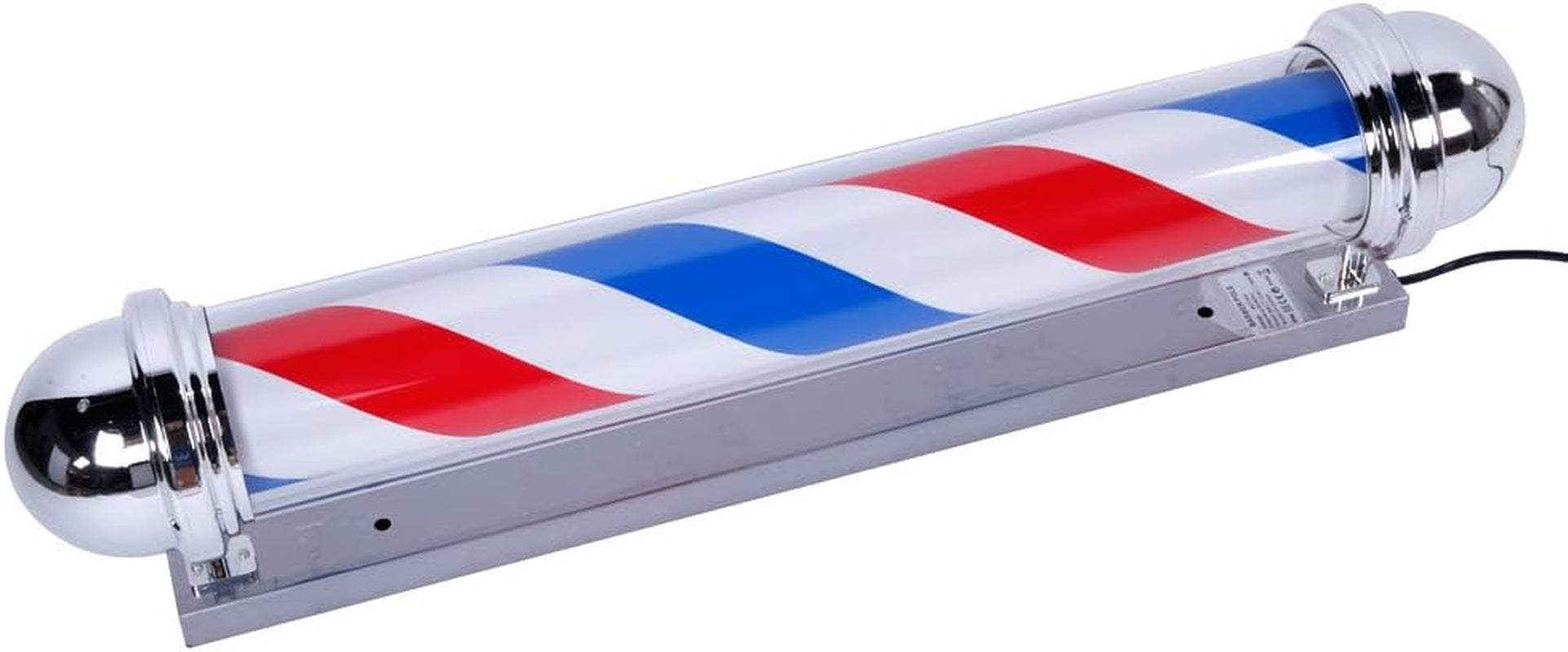36'' LED Barber Pole Light Classic Style,Hair Salon Barber Shop Open Sign,Rotating Red White Blue LED Strips,Ip44 Waterproof save Energy