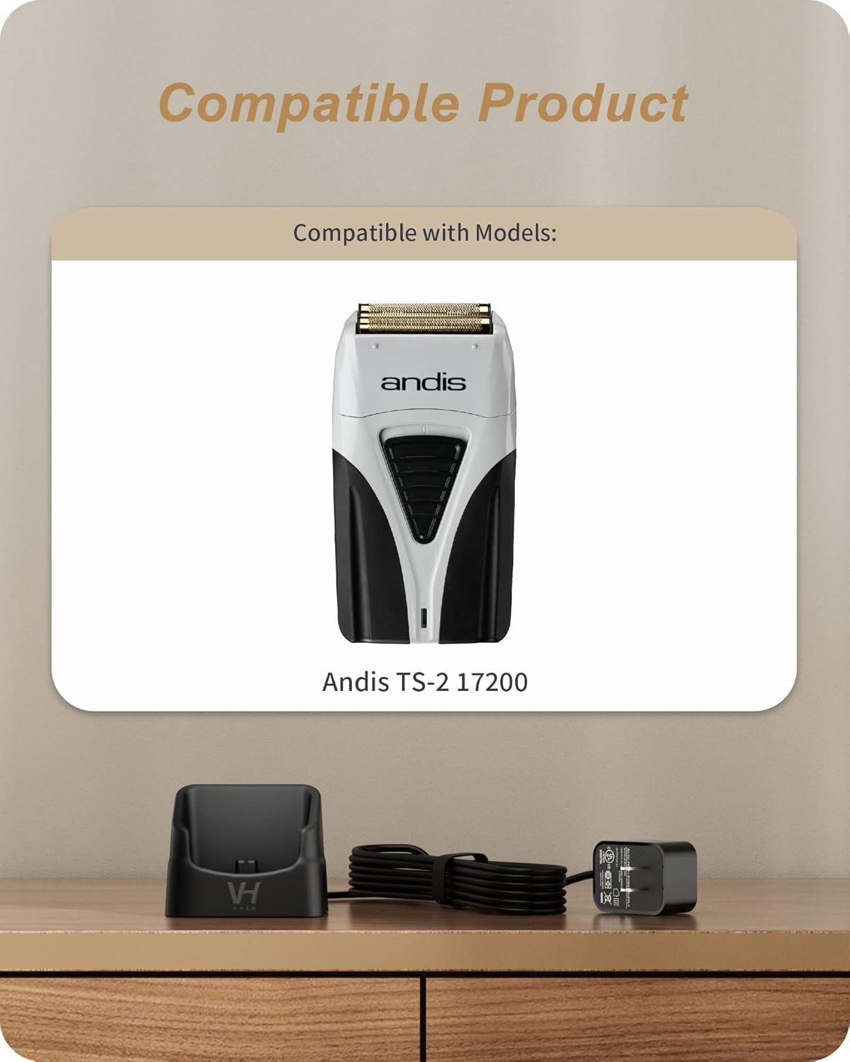 Replacement Andis Charger (Charger and Stand)